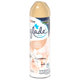 Glade - SHEER VANILLA EMBRACE AIR FRESHENER 12/8 oz - Home & Kitchen