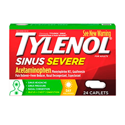 Tylenol - SINUS SEVERE RELIEF ACETAMINOPHEN CAPLETS 24 ct - Medicine