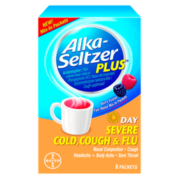 Alka-seltzer - SEVERE COLD + FLU DAY PACKETS 6 ct - Medicine