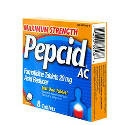 Pepcid - AC MAXIMUM STRENGTH TABLETS 8 ct - Medicine