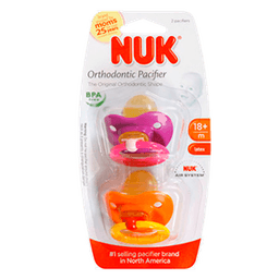 Nuk - ORTHODONTIC LATEX PACIFIER 2 pk - Baby