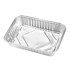 ALUMINUM PAN RECTANGULAR 100 ct