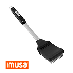 Imusa - BBQ GRILL BRUSH SCRAPER 18" - Home & Kitchen