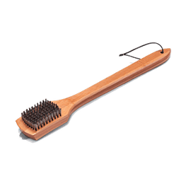 BBQ BRUSH W/WOOD HANDLE 18" image