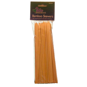 BAMBOO SKEWERS 8" 16/100 ct