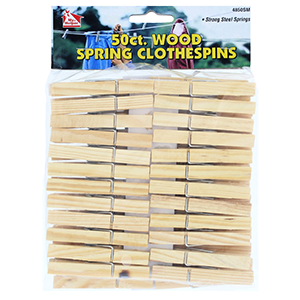 WOOD CLOTHESPIN 50 ct