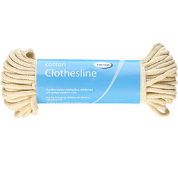 COTTON CLOTHESLINE 100 ft - Home & Kitchen