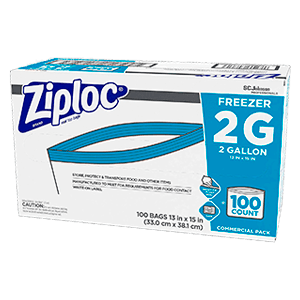 FREEZER BAG GALLON 2 100 pk