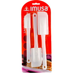 PLASTIC SPATULA SET 3 PCS