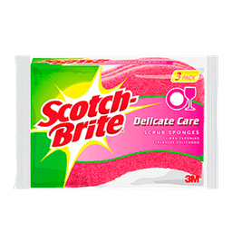 Scotch Brite - SCRUB SPONGE DELICATE 8/3 pk - Home & Kitchen