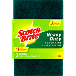 Scotch Brite - SCOUR PAD HEAVY DUTY 10/3 pk - Home & Kitchen