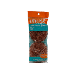 Imusa - COPPER FIBER SPONGE 2 pk - Home & Kitchen