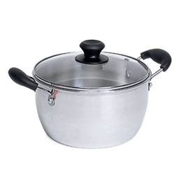 Imusa - POT WITH  GLASS LID 4 qt - Home & Kitchen