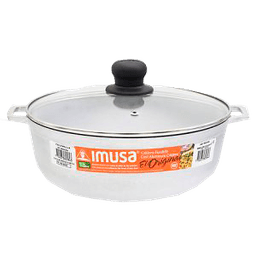 CALDERO WITH GLASS LID 4.8 Qt.  # 14 36 cm image