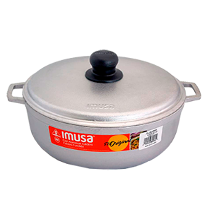 CALDERO WITH GLASS LID 3.5 Qt. # 5 24 cm