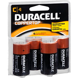 COPPERTOP BATTERIES C-4  6 pk