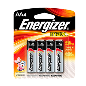 BATTERIES AA-4 12 pk