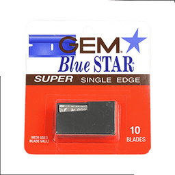 Gem Blue Star - SINGLE EDGE BLADES - Body Care