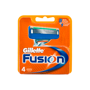 FUSION REPLACEMENT BLADES 4 ct