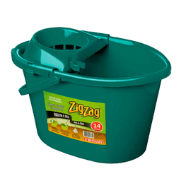 BUCKET ZIGZAG W/ WRINGER 14 lt 6 pk image