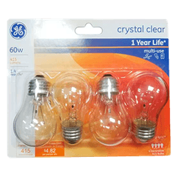 Ge - LIGHTBULBS 43W (60W) 6/2PK - Batteries/electrical