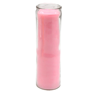 CANDLE 7 DAYS PINK