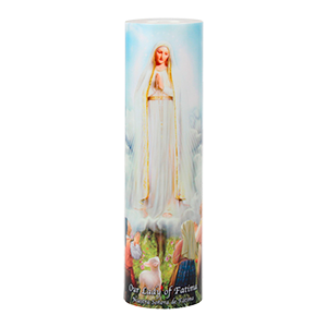 CANDLE SAINT OUR LADY OF FATIMA