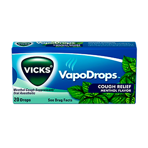 VAPODROPS COUGH DROPS  MENTHOL 20/20ct