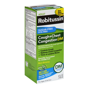 DM SUGAR FREE COUGH & CONGESTION 4 oz