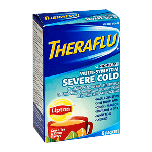 MULTI-SYMPTOM SEVERE COLD LIPTON NIGHT 6 ct