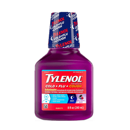 Tylenol - COLD + FLU + COUGH WILD BERRY 8oz - Medicine