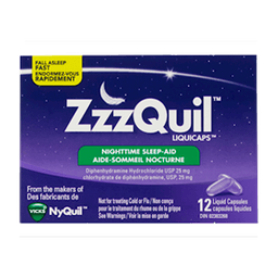 ZzzQUIL NIGHTIME SLEEP AID LQUIDCAPS 12 ct image