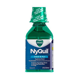 Vicks - NYQUIL COLD & FLU NIGHTTIME ORIGINAL 8 oz - Medicine