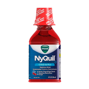 NYQUIL COLD & FLU NIGHTTIME CHERRY 8 oz