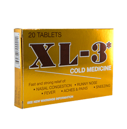 Xl-3 - COLD MEDICINE TABLETS 20 ct - Medicine