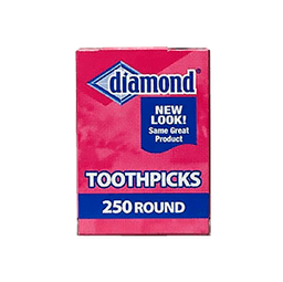 TOOTHPICK ROUND 12/250 ct - Oral Care