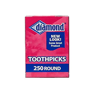 TOOTHPICK ROUND 12/250 ct