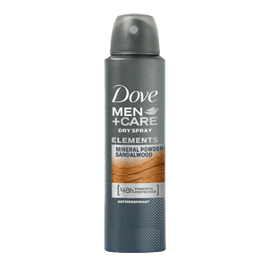 TALC MINERAL & SANDALWOOD MEN+CARE SPRAY DEODORANT 150 ml