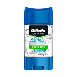 Gillette - POWER RUSH CLEAR GEL DEODORANT 3.8 oz - Deodorant