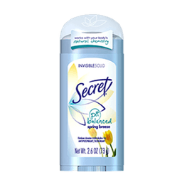 Secret - SPRING BREEZE INVISIBLE SOLID DEODORANT 2.6 oz - Deodorant