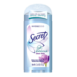 Secret - SHEER CLEAN INVISIBLE SOLID DEODERANT  2.6 oz - Deodorant