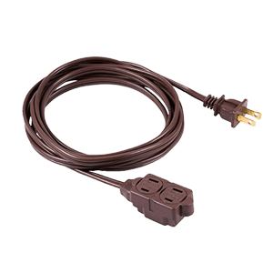 BROWN EXTENSION CORD 9 FT