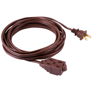 BROWN EXTENSION CORD 12 ft