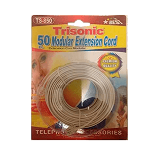 PHONE EXTENSION WHITE 50 ft