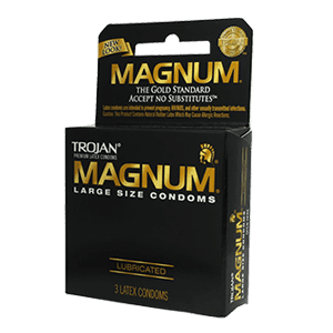 MAGNUM BLACK CONDOM 3 ct