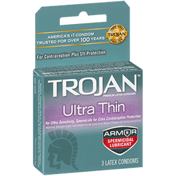 Trojan - GREY ULTRA THIN CONDOM 3 ct - Medicine