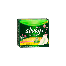 Always - ULTRA THIN FRESH 16 ct - Body Care