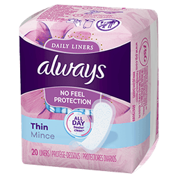 Always - DAILY LINERS THIN REGULAR PADS 24/20 ct - Body Care