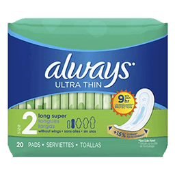 Always - ULTRA THIN LONG SUPER PADS 12/20 ct - Body Care