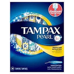 Tampax - PEARL REGULAR SCENTED FRESH 18 ct - Body Care